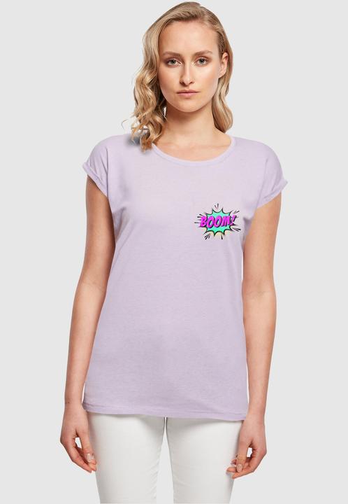 Produktbild Merchcode Ladies BOOM Comic Extended Shoulder Tee - 116849 (XXL)