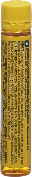 Image du produit Sponser L- Carnitin 1000 (Pêche, 30 x)