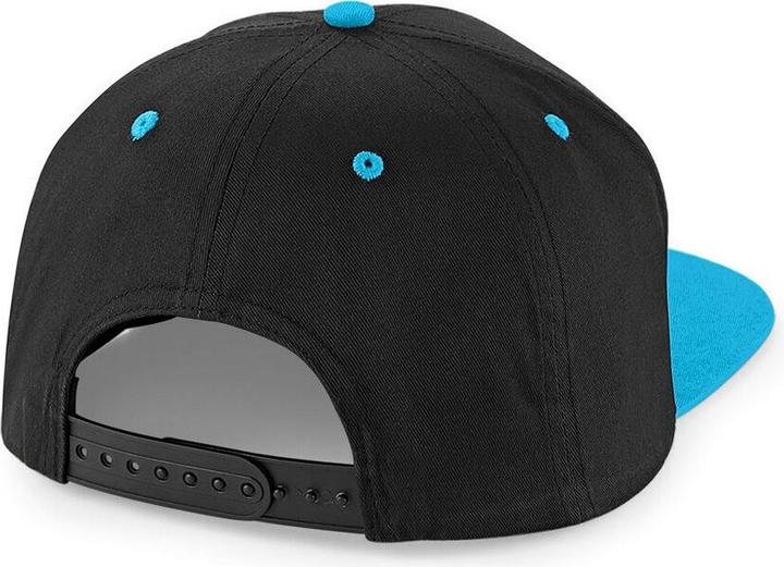 Produktbild Beechfield 5 Panel Kontrast Snapback Kappe (2 StückPackung) (One Size)