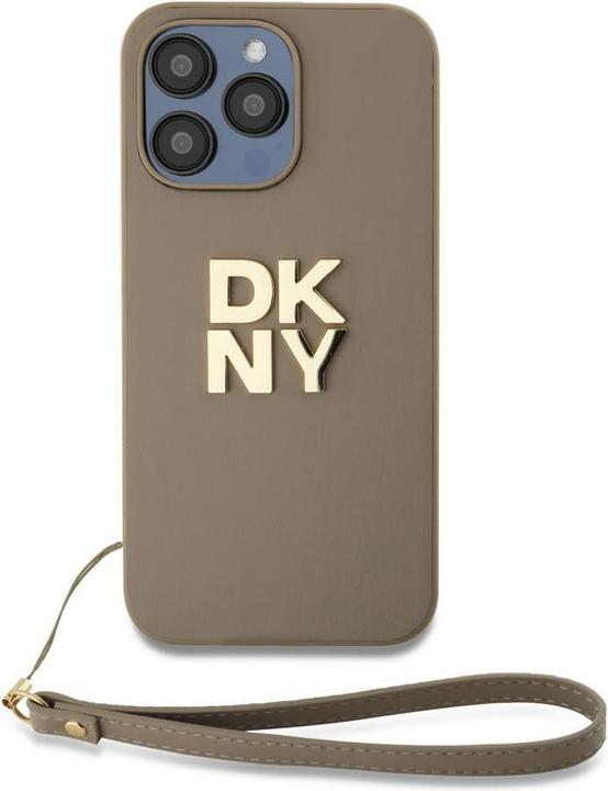 Image du produit DKNY DKHCP15LPBSWSE iPhone 15 Pro 6.1" beżowy/beige hardcase Wrist Strap Stock Logo (Apple iPhone 15 Pro)