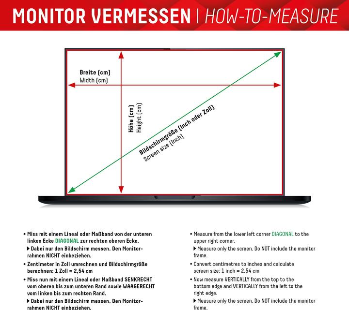 Nutritional values and ingredients Displex Privacy Safe randlos, Laptop Blickschutzfilter (16", 16 : 10)