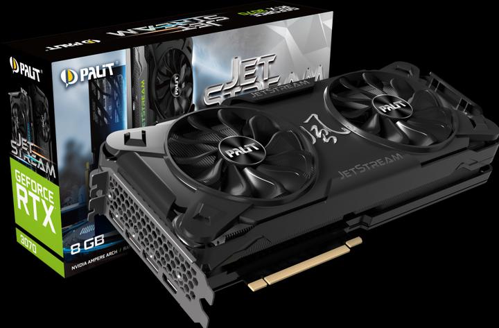 Actual product image Palit GeForce RTX 3070 JetStream (8 GB)