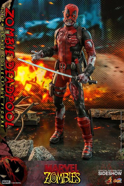 Immagine prodotto Hot Toys Marvel Zombies "Zombie Deadpool", personaggio d'azione del fumetto Masterpiece