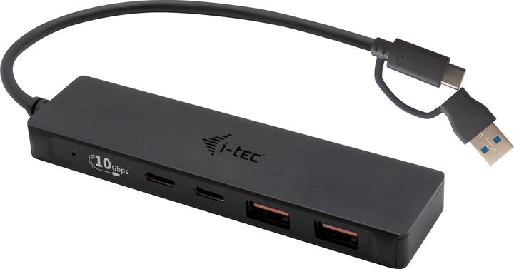 Immagine prodotto i-tec Hub USB-C in metallo (USB-C, 4 Porti)