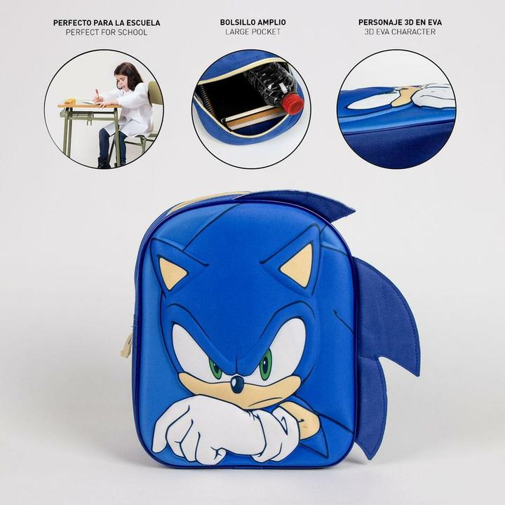 Actual product image Cerda Kids Backpack 3D Applications Sonic (2100005082)