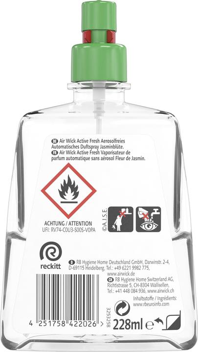 Actual product image Air Wick Active Fresh aerosol-free automatic fragrance spray