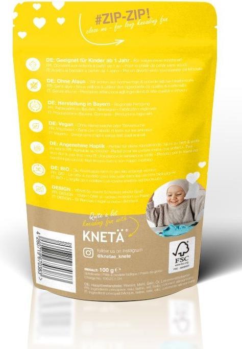 Produktbild Knetä Bag Gelb 100g