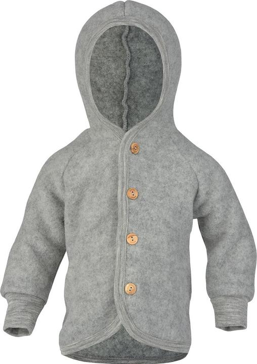 Engel Kinder Kapuzenjacke mit Holzknöpfen (110, 116)