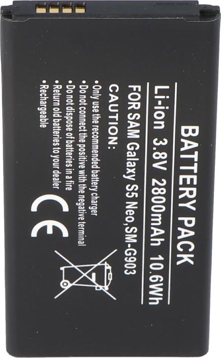 Produktbild AccuCell Akku Galaxy S5 Neo Akku EB-BG903BBA, EB-BG903BBE