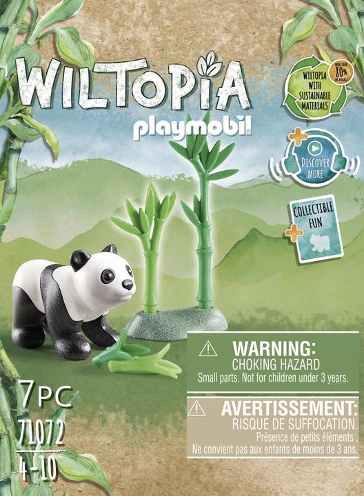 Produktbild Playmobil Junger Panda (71072, Playmobil Wiltopia)