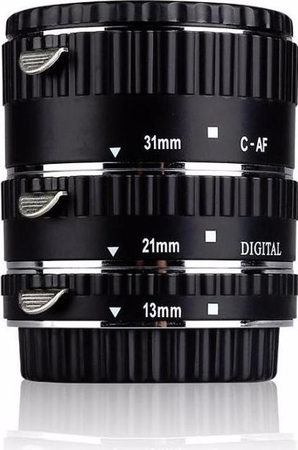 Actual product image Meike Extension Tube Set AF (Macro intermediate ring, Canon EF-S, Canon EF)