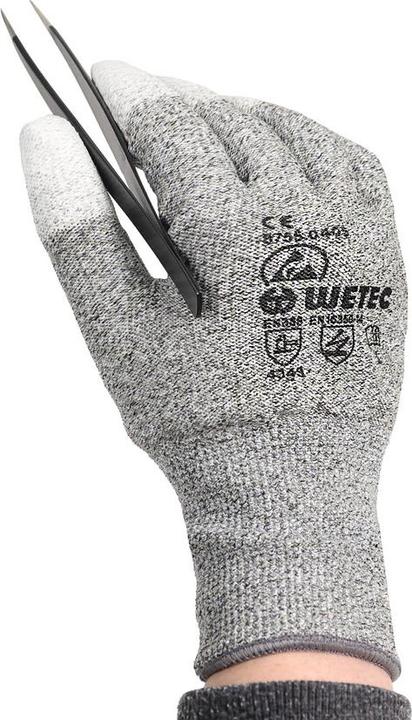 Produktbild Wetec ESD-Carbon-Schnittschutzhandschuh, M (M)