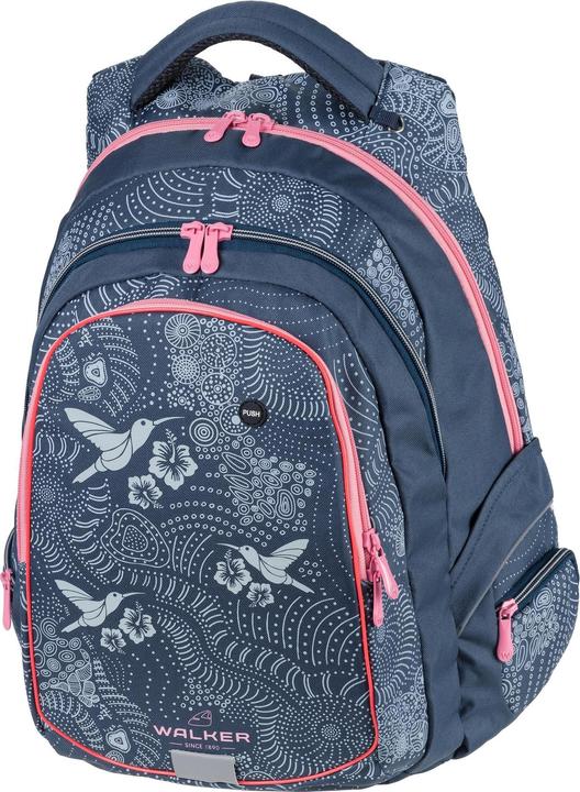 Produktbild Walker Schulrucksack Fame Glow in Dark 32 l, ab 9 Jahren Blue (32 l)