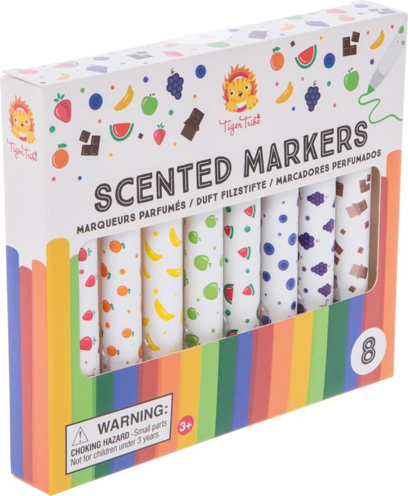 Image du produit Tiger Tribe Marqueurs parfumés (multicolore, 8 x)