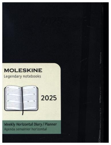 Actual product image Moleskine Agenda tascabile Hard Cover Weekly (Pocket, A6, English)