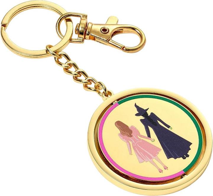 Actual product image Wicked I Love The Emerald City Spinner Keyring