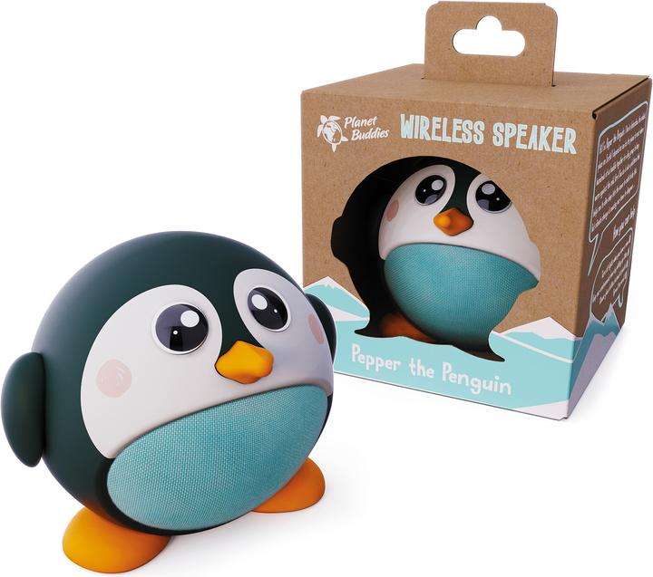 Actual product image Planet Buddies Penguin Speaker (4 h, Rechargeable battery operated)