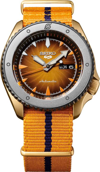 Immagine prodotto Seiko 5 Sense Naruto & Boruto Naruto in edizione limitata (Orologio da polso analogico, 43 mm)