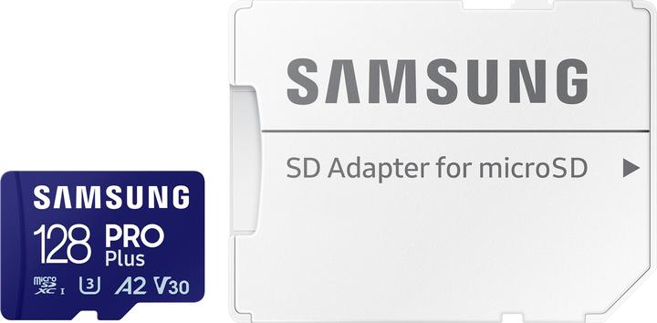 Image du produit Samsung PRO Plus (128 Go, microSDXC, U3, UHS-I)