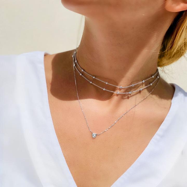 Immagine prodotto Candy Collana Nima, Argento 925 (Argento 925, 70 cm)