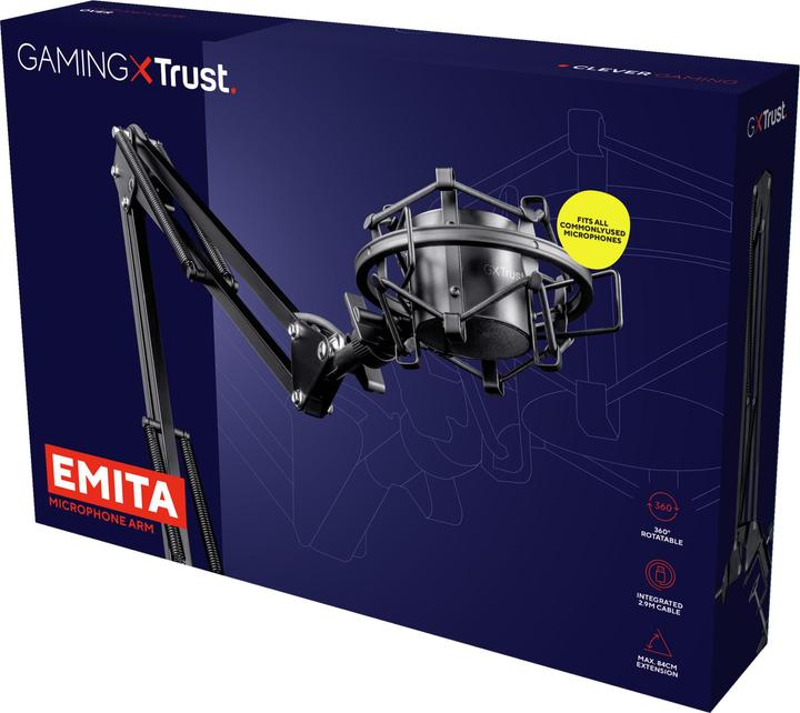 Produktbild Trust GXT 253 Emita Streaming Mikrofonarm