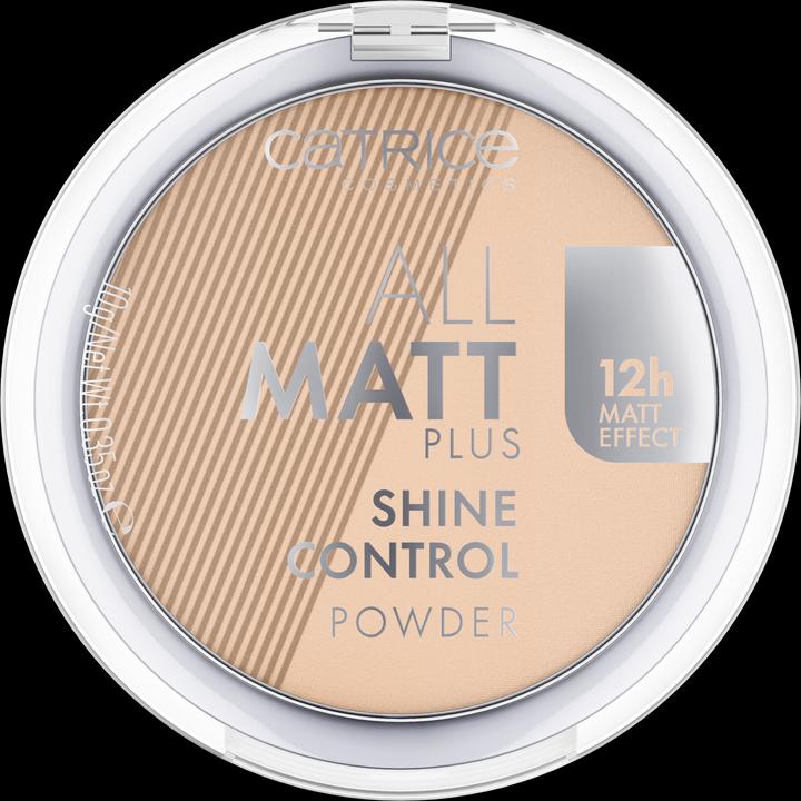 Actual product image Catrice Powder All Matt Plus Shine Control 028 Honey Beige (028 Honey Beige)