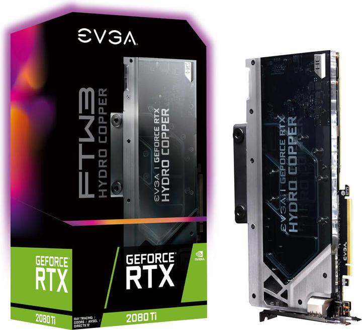 Produktbild EVGA GeForce RTX 2080 Ti FTW3 Hydro Copper iCX2 (11 GB)