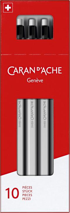 Produktbild Caran d'Ache Kugelschreiber 825 (Schwarz, 10 x)