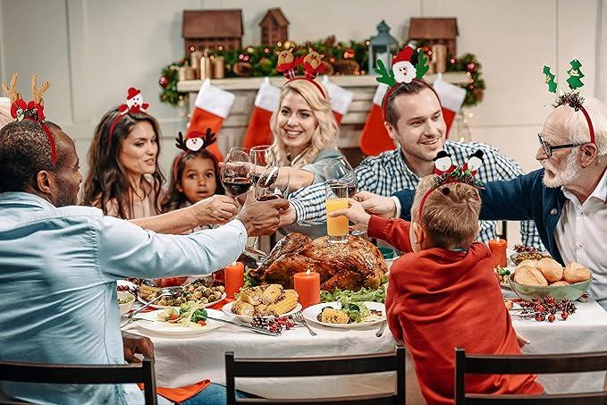 Produktbild The twiddlers 8 Stück Weihnachts-Stirnbänder mit Kopfschmuck