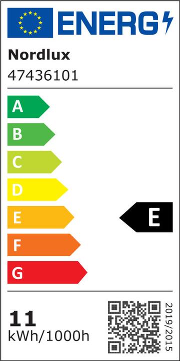 Energie-Label Nordlux Latona 91,2, 12w, CCT (1050 lm)