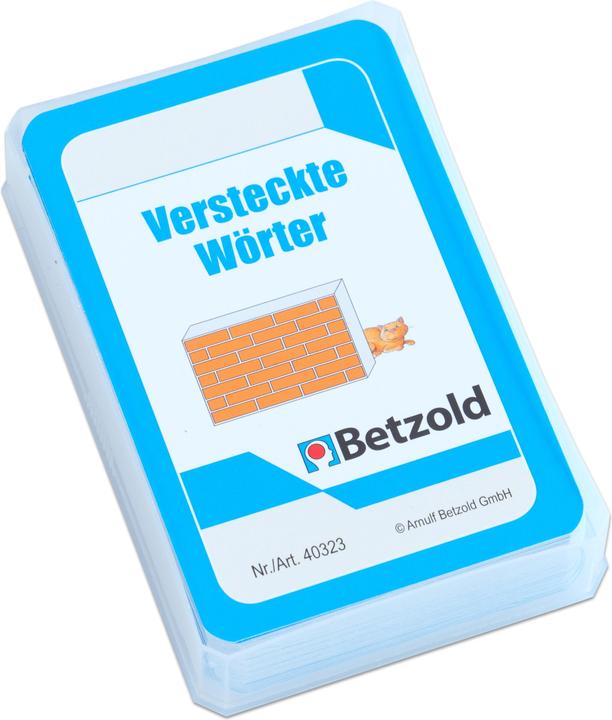 Produktbild Betzold Versteckte Wörter - Kartensatz für den Magischen Zylinder (Deutsch)