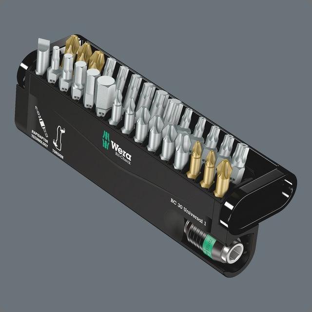 Image du produit Wera Bit-Check 30 Universal 1 (6, 8, 10, 15, 20, 25, 30, 40, 3/4", 5/16", 1/4", 3/8")