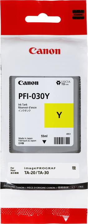 Actual product image Canon Ink cartridge yellow (Y)