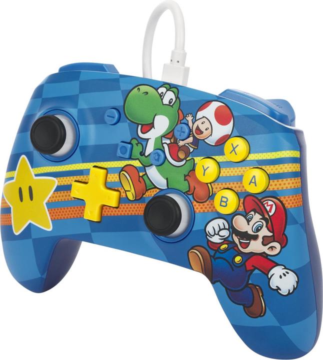 NoName Manette filaire Nintendo Switch - Mushroom Kingdom Friends (Switch, Switch OLED)
