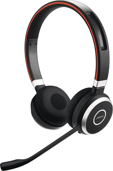 Actual product image Jabra Headset Evolve 65 SE MS Duo USB incl. charging station (Wireless, USB-A)
