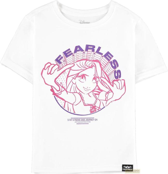 Difuzed Disney Fearless Princess (Kids) - Rapunzel Girls Short Sleeved T-shirt - 122/128 (122)