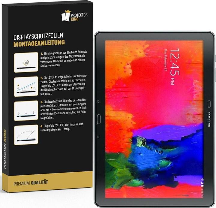 Produktbild Protectorking 3x Premium Displayschutzfolie Matt Entspiegelt (3 Stück, Galaxy Note Pro 12.2)