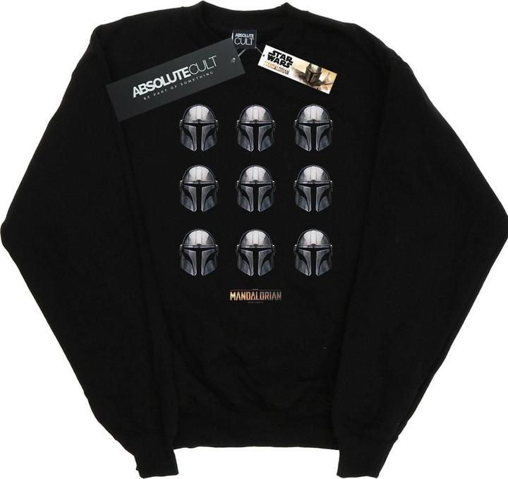 Star Wars The Mandalorian Helmet Pattern Sweatshirt (XL)
