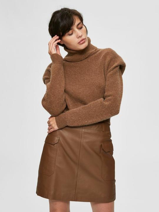 Immagine prodotto Selected Femme Maglione a collo alto in lana e alpaca (XS)