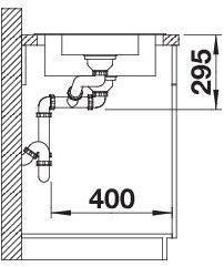 Actual product image Blanco Tipo II 6 S (Fitted sink, 100 cm, 50 cm)