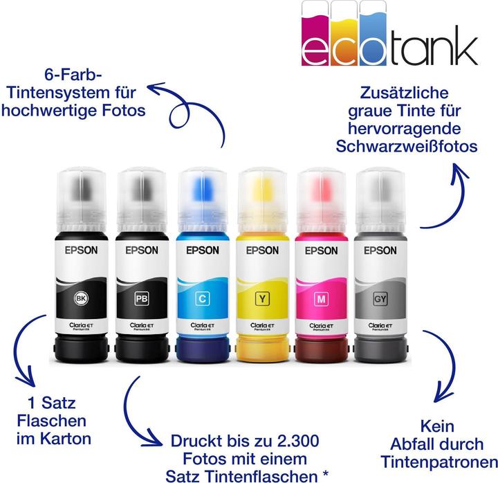Immagine prodotto Epson EcoTank ET-8550 (Eco-Tank, Colore)