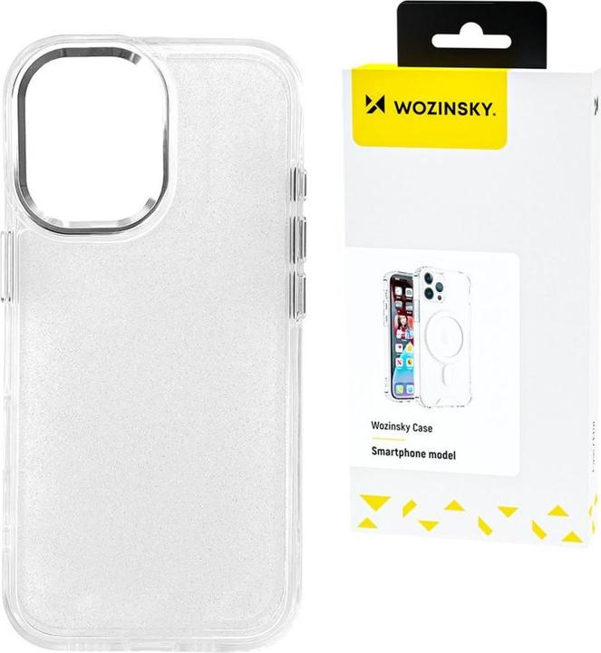 Image du produit Wozinsky Glitter Case for Samsung Galaxy S25 - Clear with Glitter (Samsung Galaxy S25)