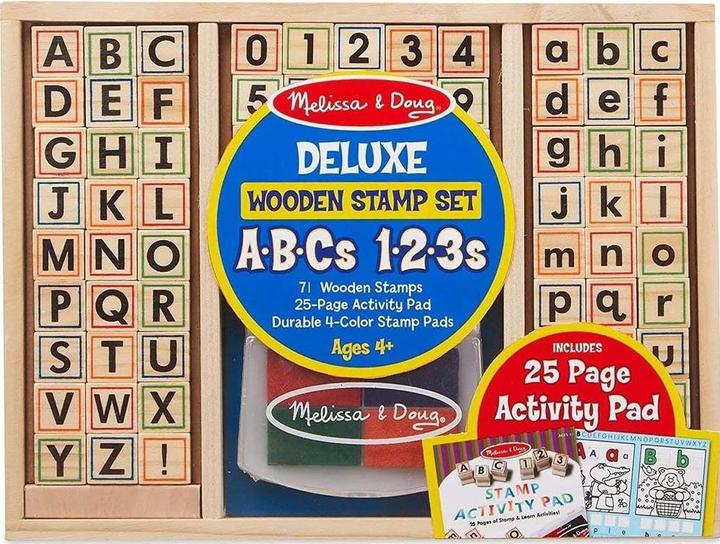 Produktbild Melissa & Doug Holzstempelset, luxusausführung