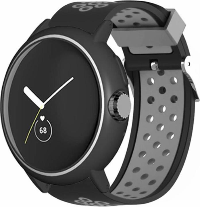 Produktbild Cover-Discount Google Pixel Watch - Sportarmband gelöchert schwarz (Silikon)