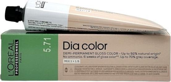 L'Oréal Paris Loreal DIA Color 5,71 Hellbraun Matt Asch 60 ml (5.71 Hellbraun matt aschfarben)