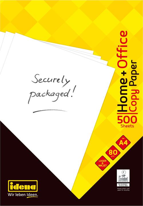 Actual product image Idena Copy paper A4 80g white 500 sheets Home (80 g/m², 500 x, A4)