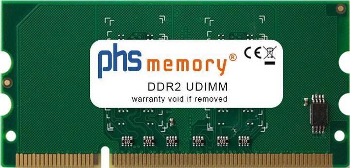 Actual product image PHS-memory 256MB RAM memory DDR2 UDIMM 667MHz 144 Pin DIMM 1,8 Volt 16bit printer memory