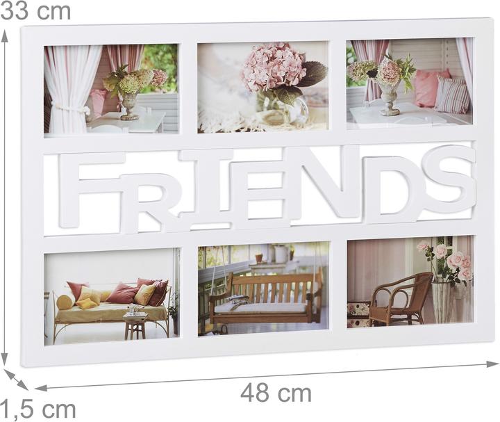 Actual product image Relaxdays Picture Frame Friends (10 x 15 cm)