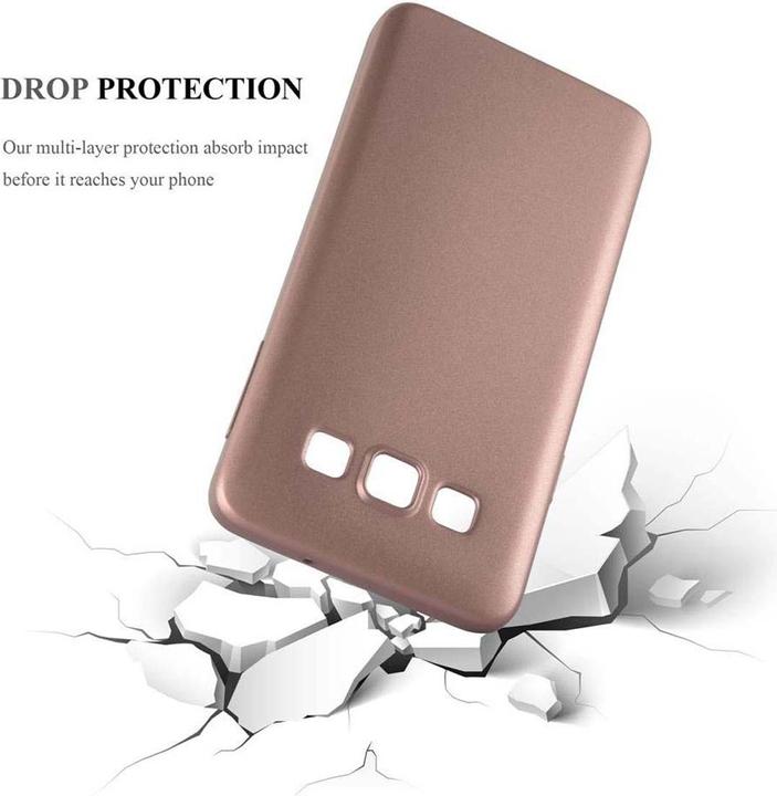 Image du produit Cadorabo Couverture métallique mate TPU (Samsung Galaxy A3)