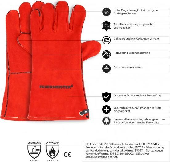 Image du produit Feuermeister Premium (Kevlar, Cuir refendu)